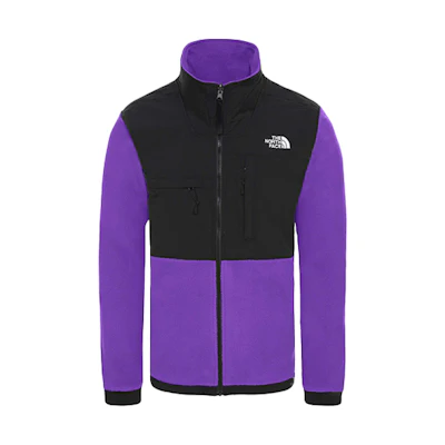 TNF Denali Retro Colorblock Fleece Jacket Purple NF0A3XAU-N5N