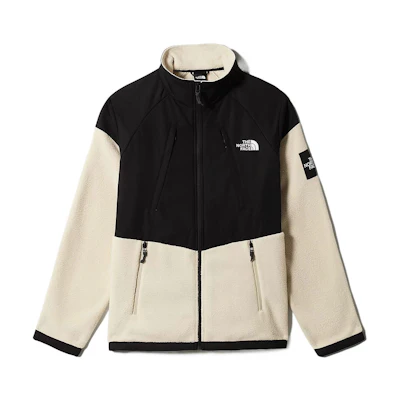 TNF Denali Retro Style Fleece Jacket Beige - Full-Zip NF0A7R2D-3X4