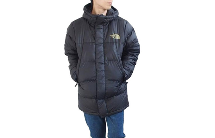 TNF Deptford Black Hoodie Puffer Jacket with Logo NF0A3MJL-G2N