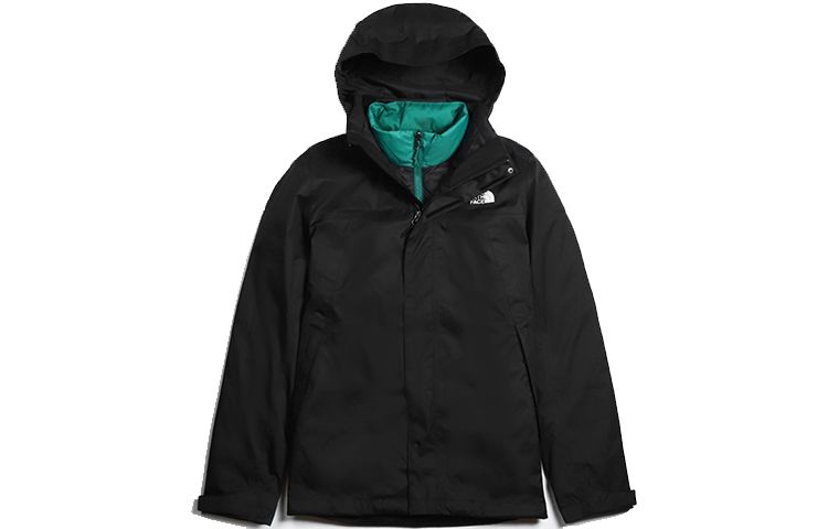 TNF Detachable Hood Black Jacket 4U7L-S92