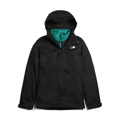TNF Detachable Hood Black Jacket 4U7L-S92
