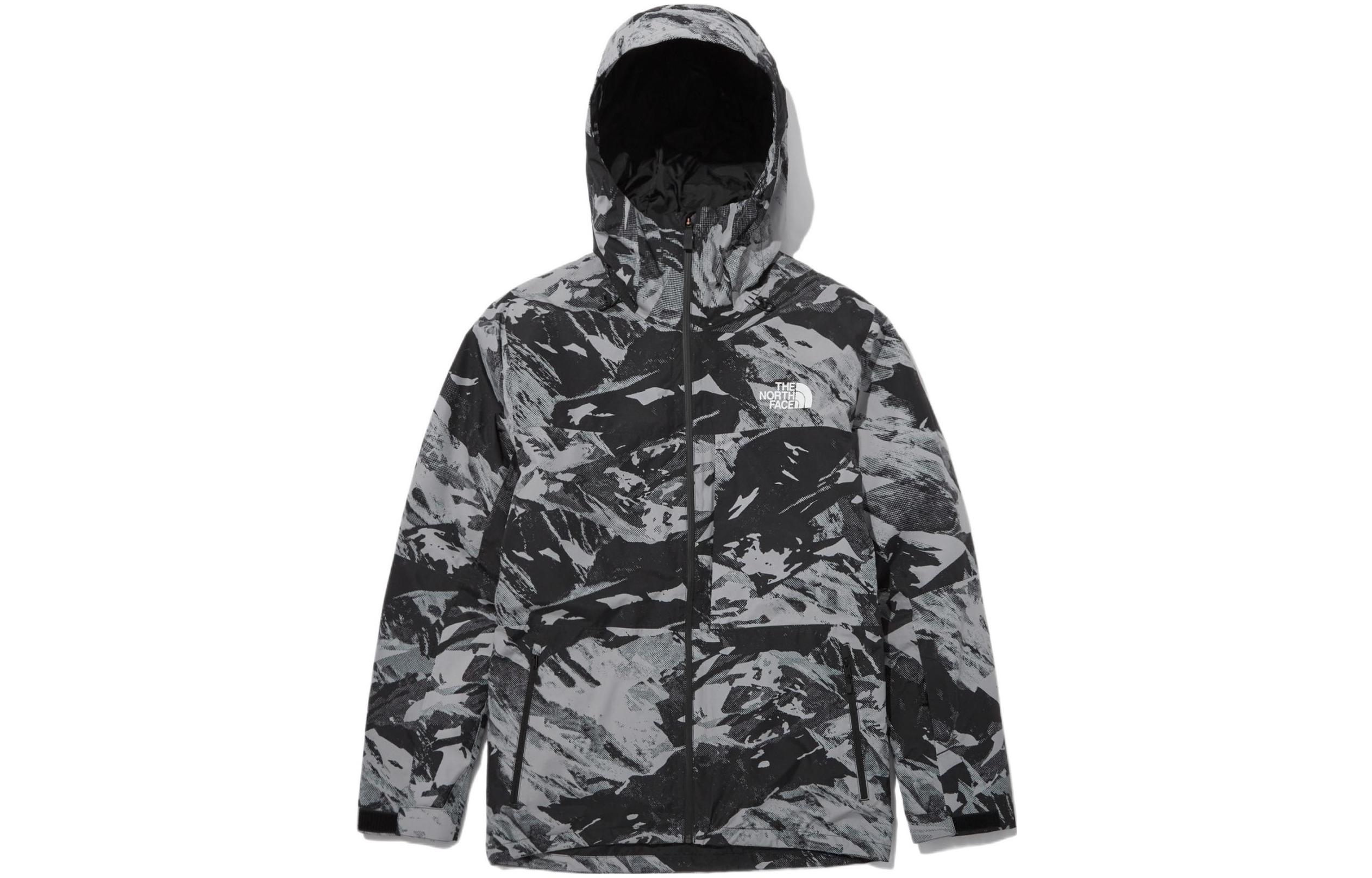 TNF Detachable Long Sleeve Camouflage Jacket Black NJ2YN51A