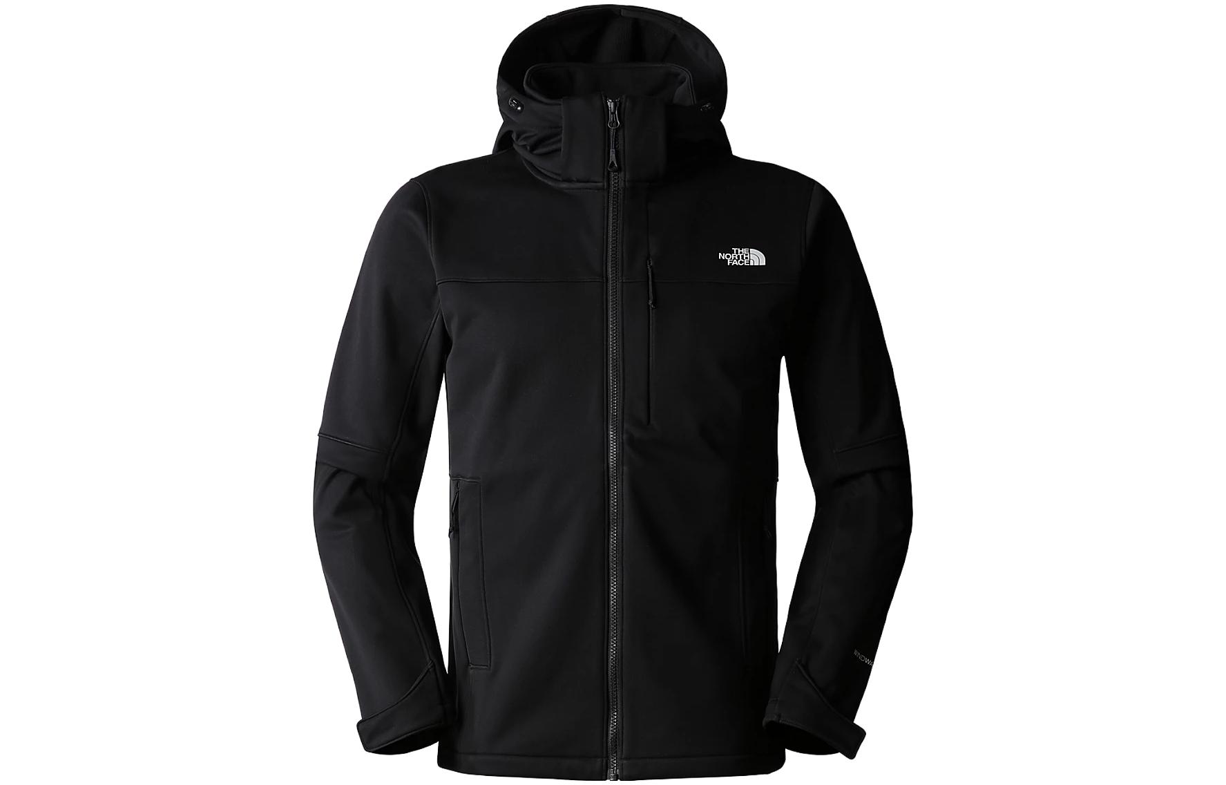 TNF Diablo Logo Breathable Hooded Softshell Jacket Black NF0A7ZFS-KX7
