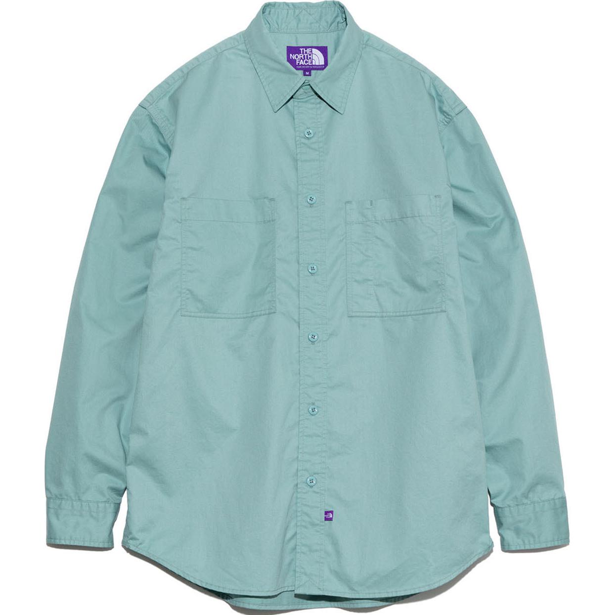 The North Face Double Pocket Field Work Shirt Mint Green Retro Style NT3363N-MG
