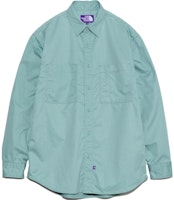The North Face Double Pocket Field Work Shirt Mint Green Retro Style NT3363N-MG The North Face Double Pocket Field Work Shirt Mint Green Retro Style NT3363N-MG