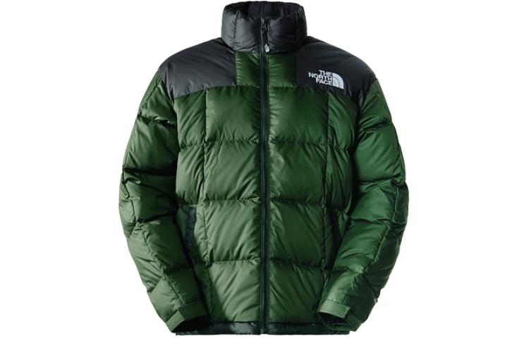 TNF Down Puffer Jacket Logo Design Deep Green NF0A4QYZ-KII