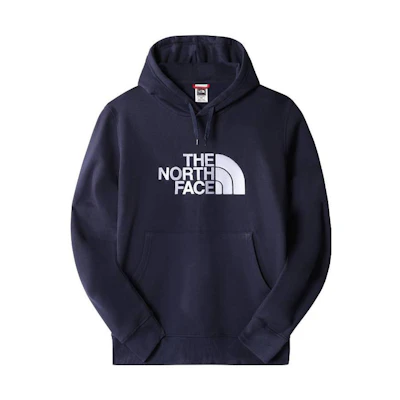 TNF Drew Peak Hoodie Navy Blue Letter Printed Pullover NF00AHJY-8K2