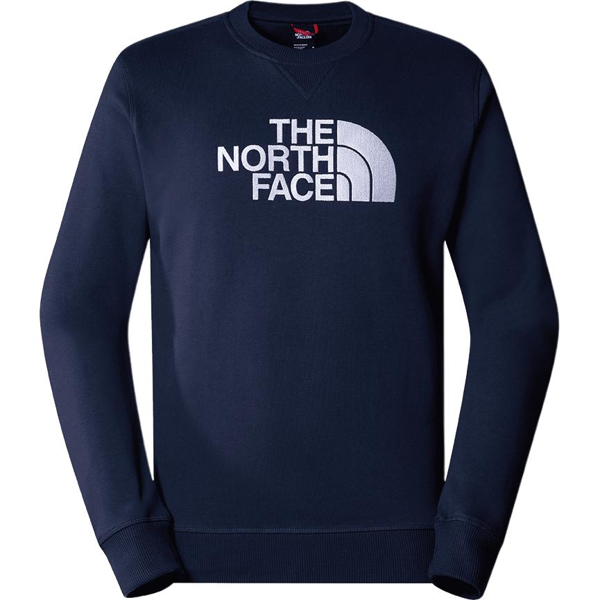 TNF Drew Peak Logo Crewneck Sweatshirt Navy Blue NF0A4SVR-8K2