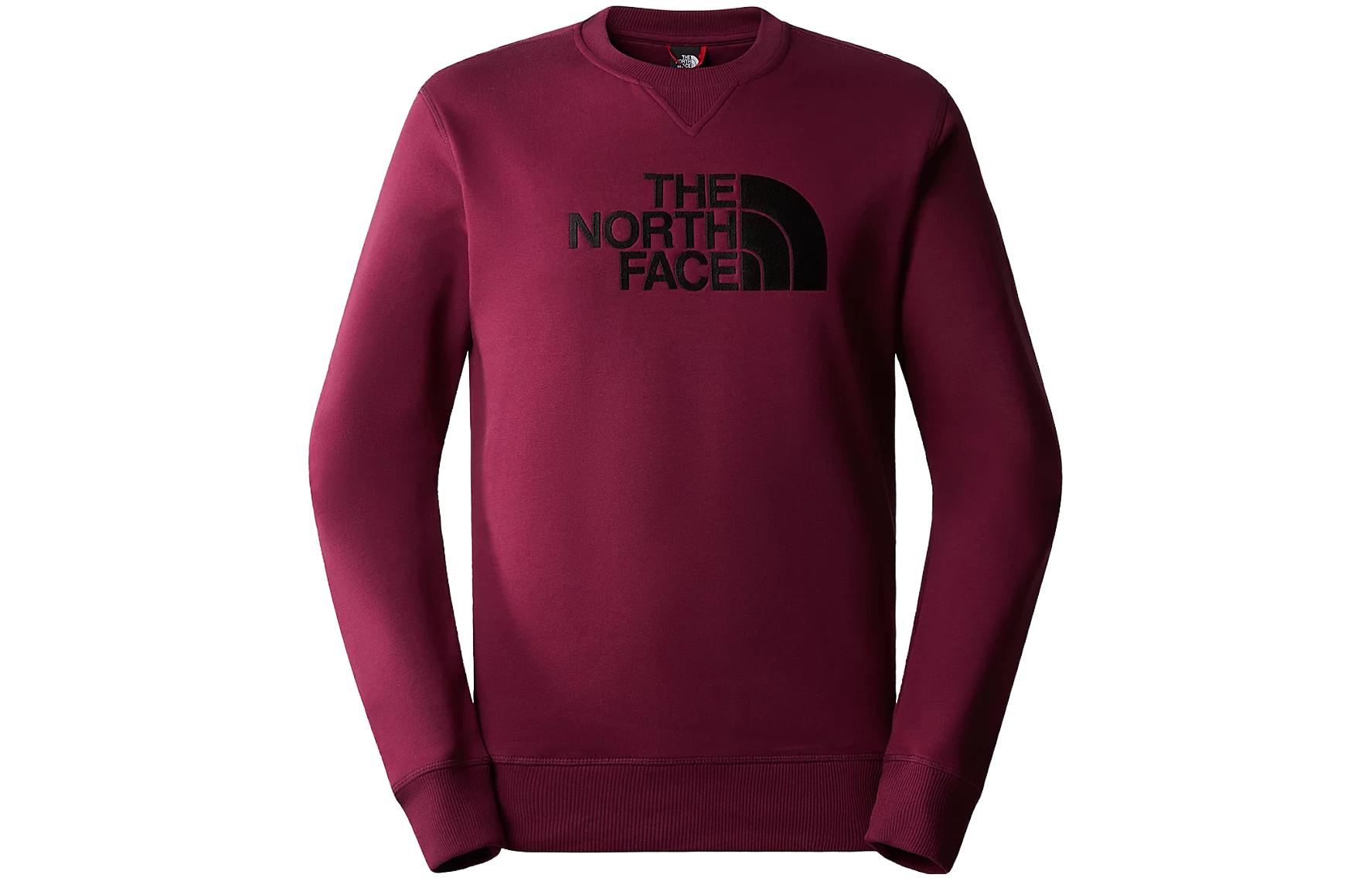 TNF Drew Peak Logo Crewneck Sweatshirt Purple Red - NF0A4SVR-I0H
