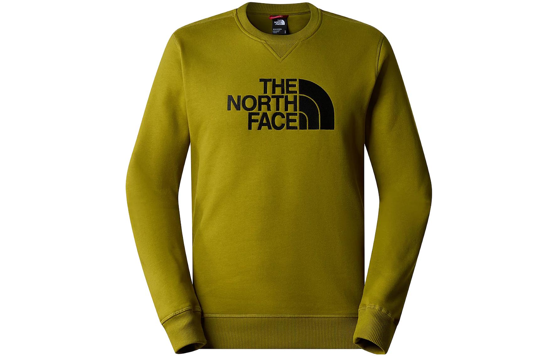 TNF Drew Peak Logo Sweatshirt Yellow-Green NF0A4SVR-I0N