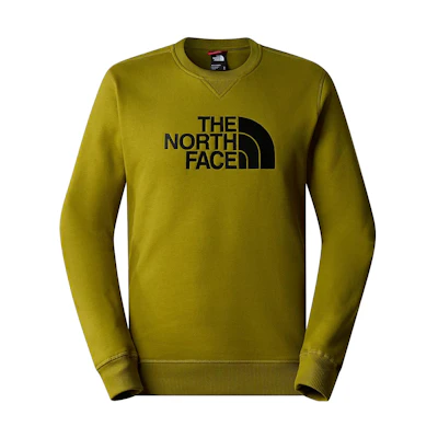 TNF Drew Peak Logo Sweatshirt Yellow-Green NF0A4SVR-I0N