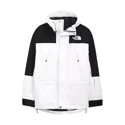 TNF Dryvent Colorblock Logo Hooded Jacket White - Fall Edition NF0A52ZT-FN4