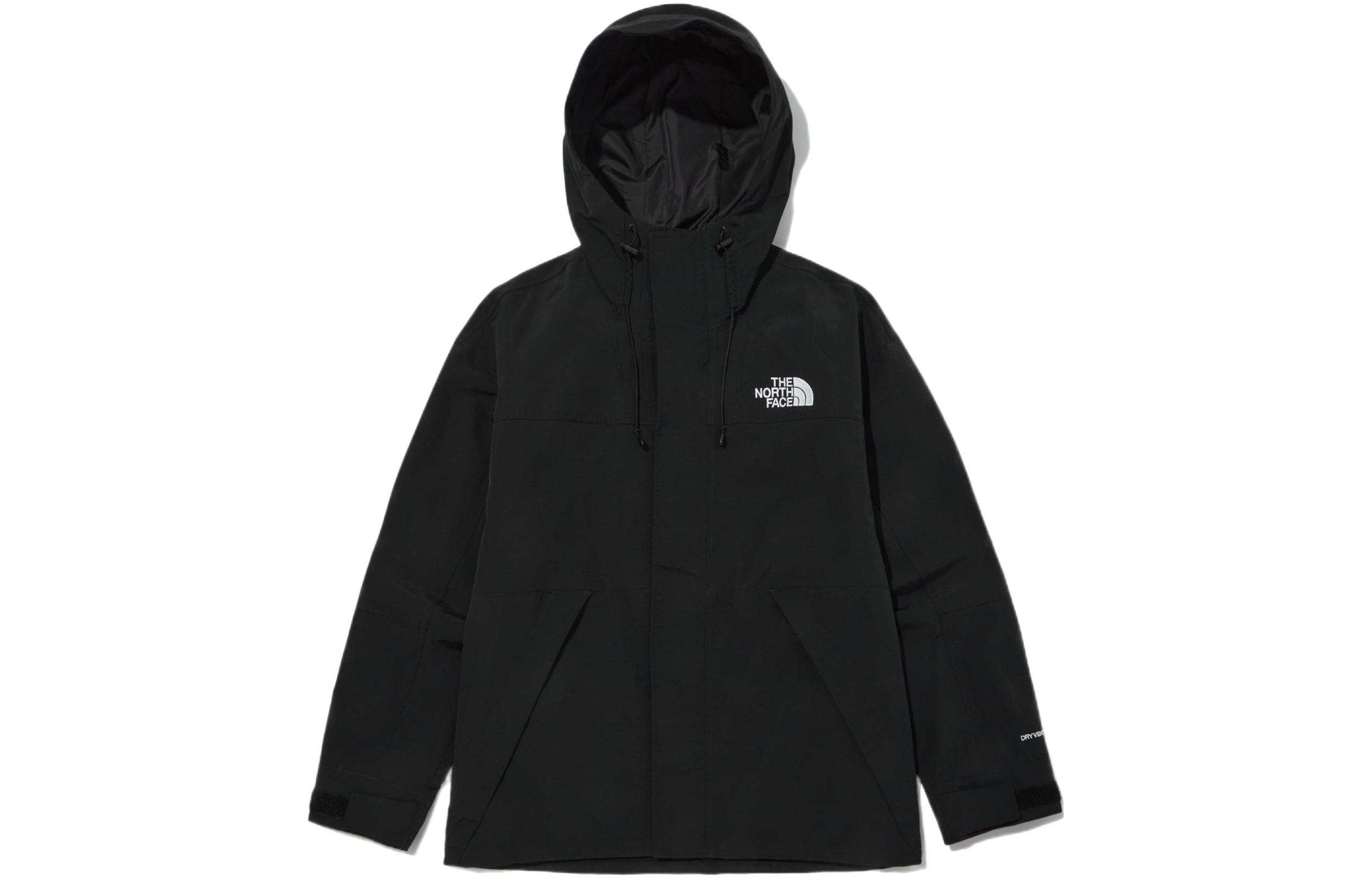 TNF Dryvent Solid Logo Print Hooded Jacket Unisex - Autumn Wear NJ2HN09D 圖 2