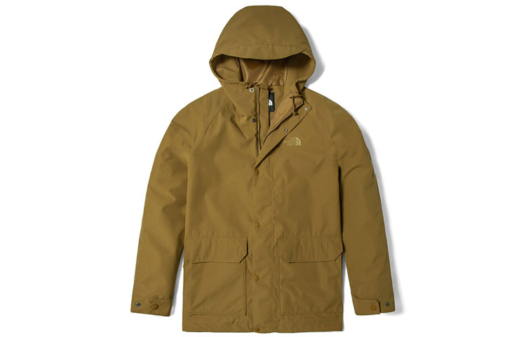 TNF DryVent Waterproof Breathable Hooded Jacket Khaki Outdoor NF0A4U8O-173 圖 2