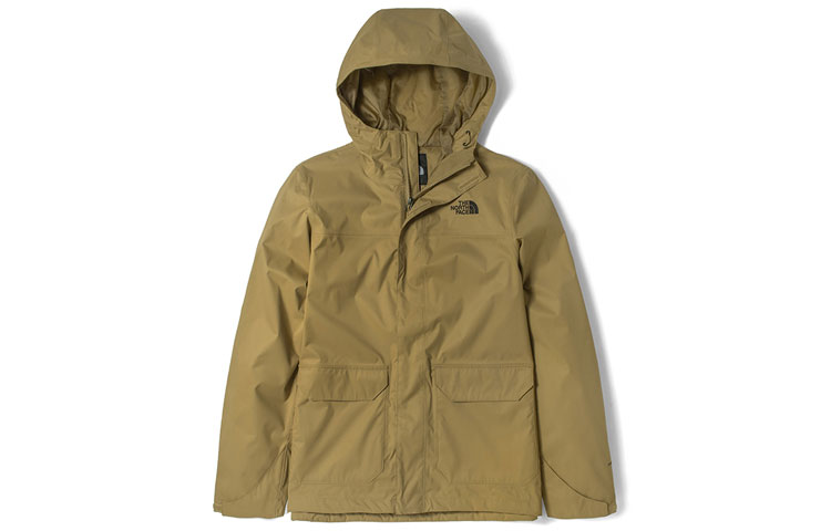 TNF DryVent Waterproof Outdoor Jacket Khaki NF0A4NED-PLX