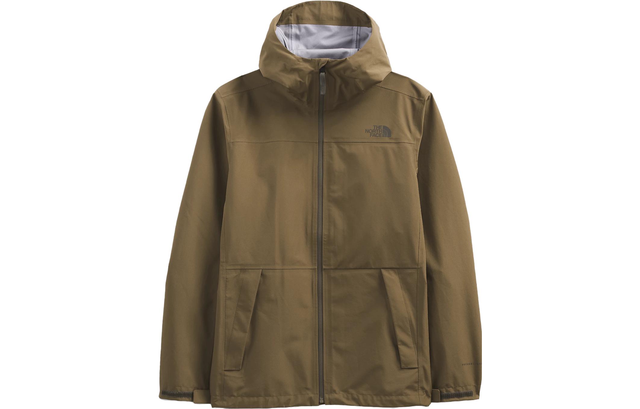 TNF Dryzzle Logo Hoodie Jacket Brown NF0A7QB2-37U