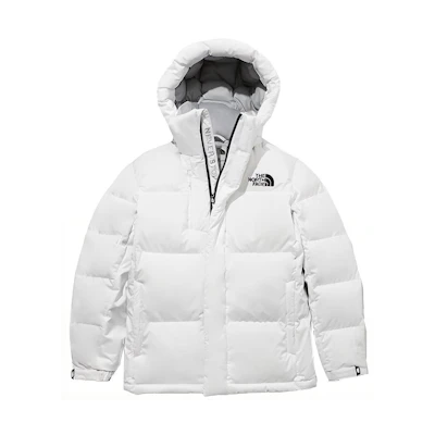 TNF Eco Air White Logo Waterproof Down Jacket Unisex Outdoor Wear NJ1DL70B