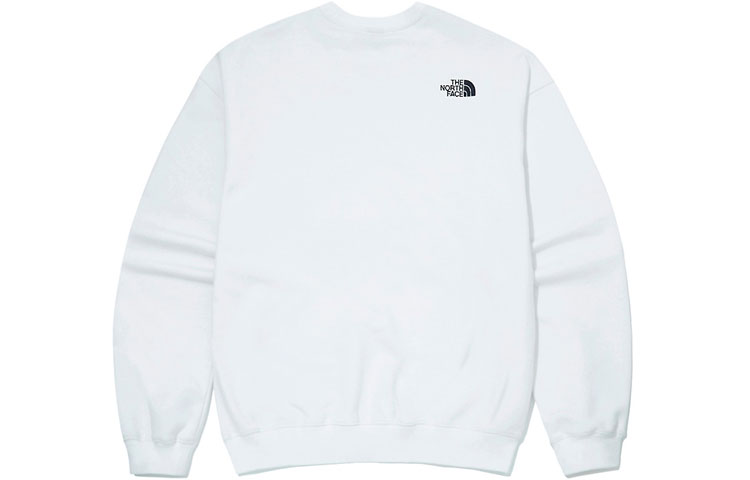 Lookbook The North Face ECO Crewneck Sweatshirt White - Unisex Casual Loose Fit with Print NM5MM07D