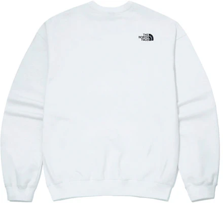 The North Face ECO Crewneck Sweatshirt White - Unisex Casual Loose Fit with Print NM5MM07D Lookbook The North Face ECO Crewneck Sweatshirt White - Unisex Casual Loose Fit with Print NM5MM07D