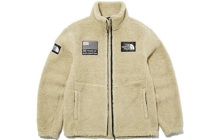TNF Eco Fleece High-Neck Jacket Khaki Couple's Edition NN4FL54B