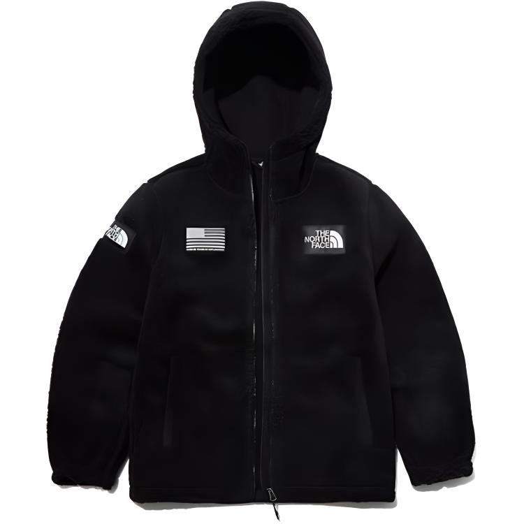 TNF Eco Fleece Hoodie Jacket Black Unisex NN4FL58C