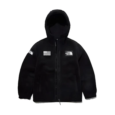 TNF Eco Fleece Hoodie Jacket Black Unisex NN4FL58C