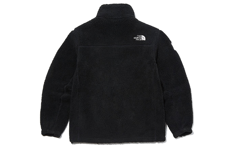 TNF Eco Fleece Stand Collar Jacket Black - Unisex Warm Outerwear NN4FL51F 圖 3