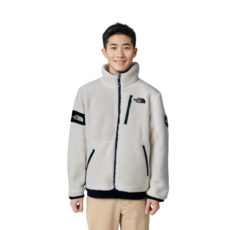 THE NORTH FACE Eco Fleece White Sherpa Jacket Unisex NJ4FL59J 圖 8
