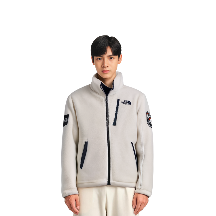 THE NORTH FACE Eco Fleece White Sherpa Jacket Unisex NJ4FL59J 圖 9