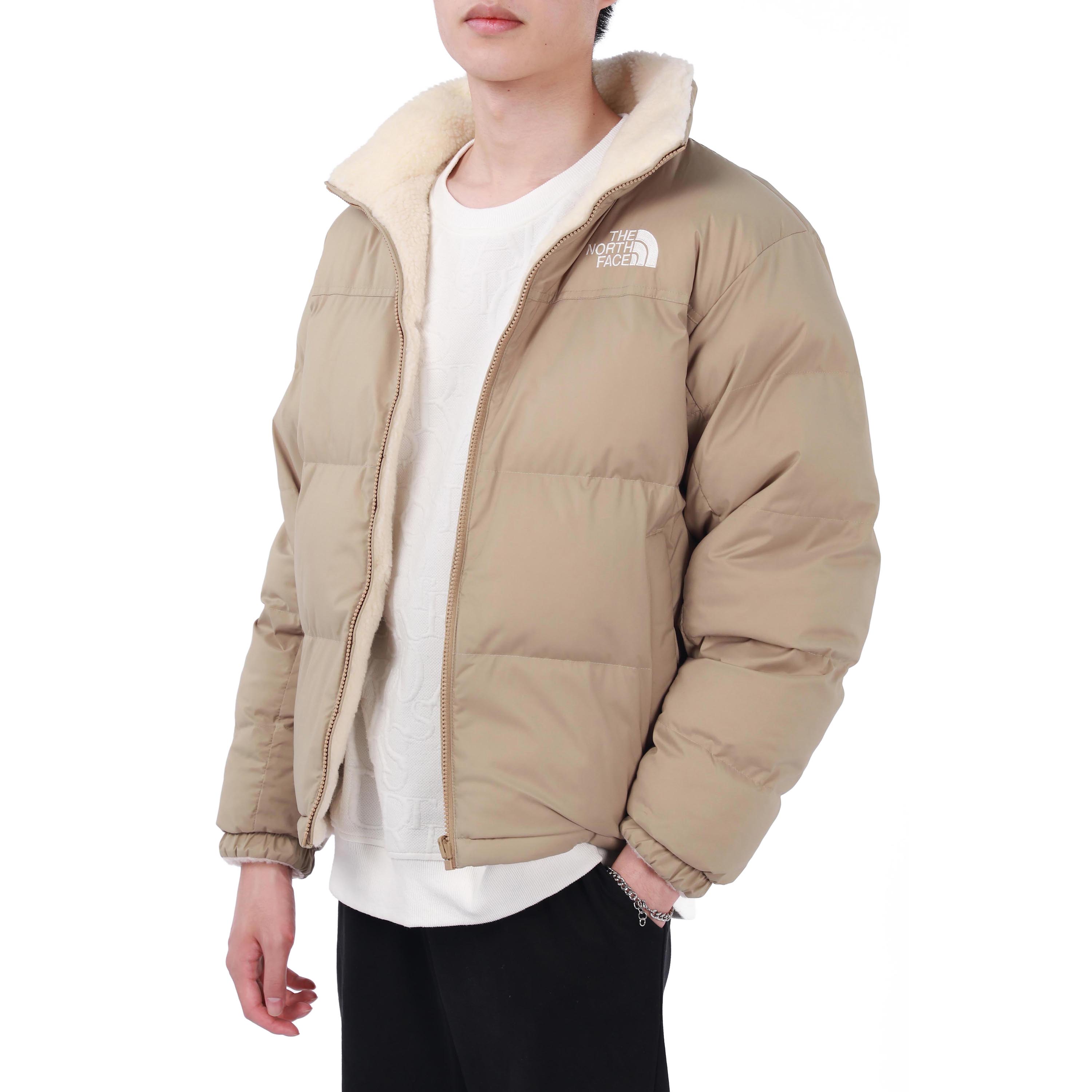 Sizing THE NORTH FACE Eco Reversible Fleece Jacket Winter Couple Style Khaki NJ3NL53C