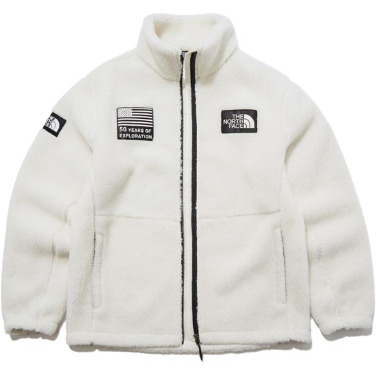 TNF Eco Snow City Fleece Jacket White NN4FL-51A