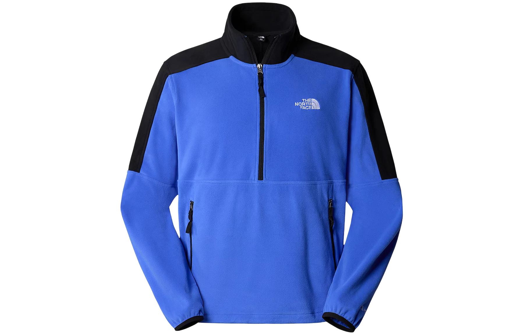 TNF Elements Polartec® 100 Retro Logo Fleece Sweatshirt Blue Mens NF0A7ZXV-RQI