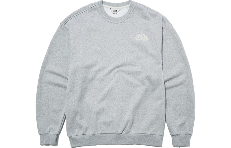 TNF Embroidered Logo Crewneck Sweatshirt Light Grey Unisex╗ NM5ML51M