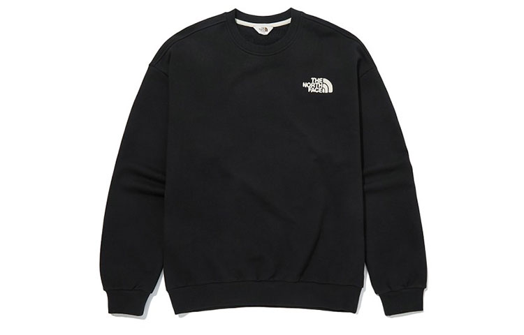 TNF Embroidered Logo Crewneck Sweatshirt Black (Unisex) NM5ML51O