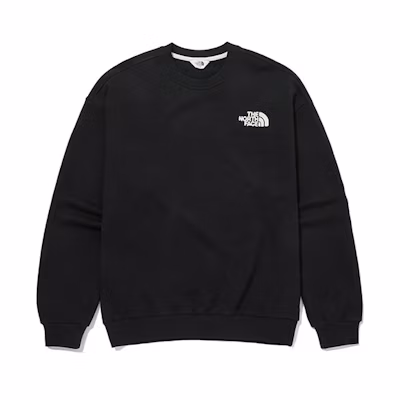 TNF Embroidered Logo Crewneck Sweatshirt Black (Unisex) NM5ML51O