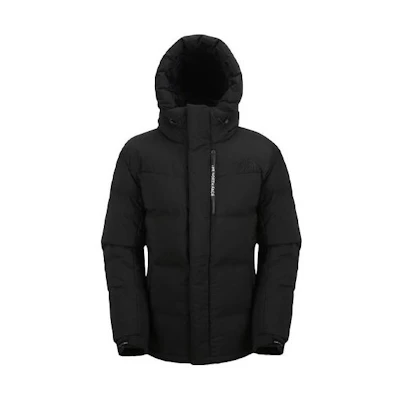 TNF Embroidered Logo Down Jacket Hoodie Solid Color NJ1DJ54A