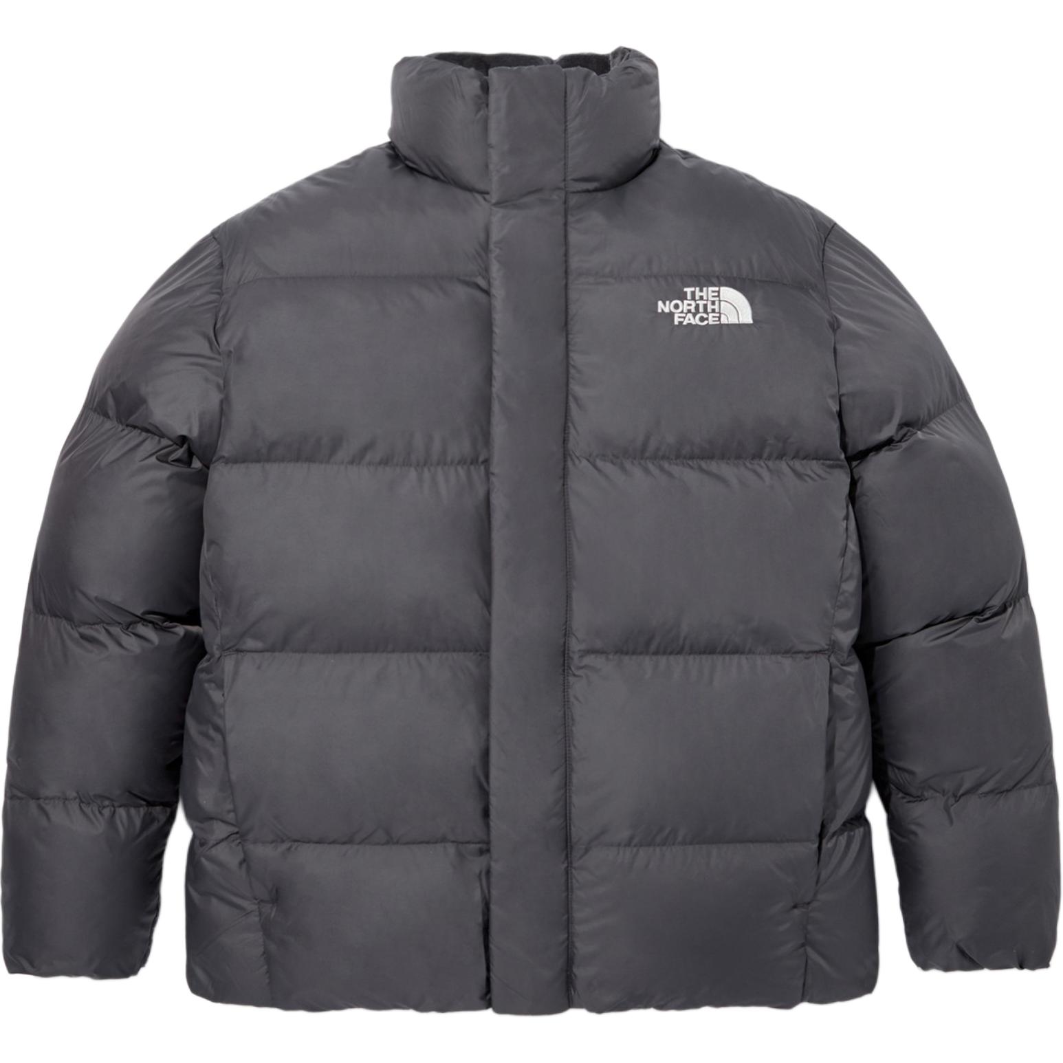 The North Face Embroidered Logo Fleece Jacket, Unisex, Deep Grey NJ3NQ51B