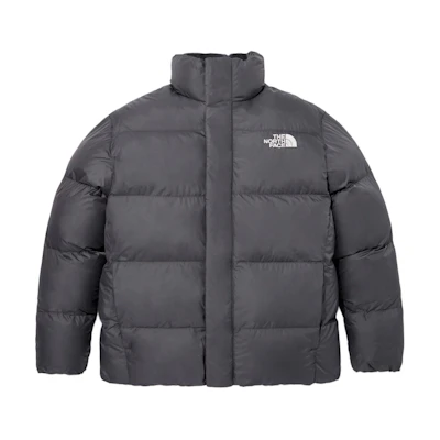 TNF Embroidered Logo Fleece Jacket, Unisex, Deep Grey NJ3NQ51B