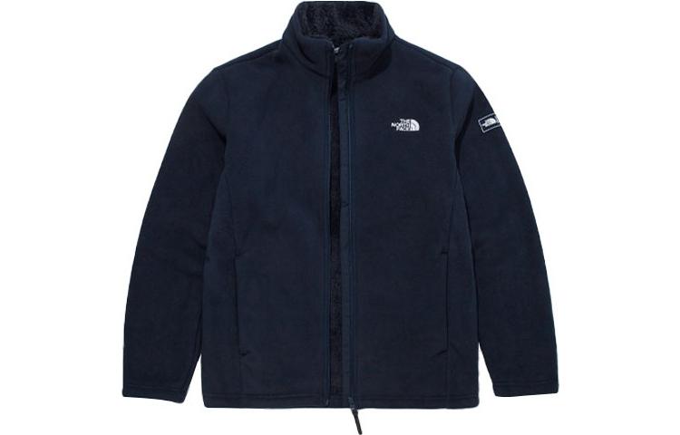 TNF Embroidered Logo Fleece Jacket Navy Unisex NJ4FM50C