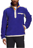 The North Face Embroidered Logo Half Snap Retro Track Jacket - Blue NF0A7ZWY-C0F The North Face Embroidered Logo Half Snap Retro Track Jacket - Blue NF0A7ZWY-C0F
