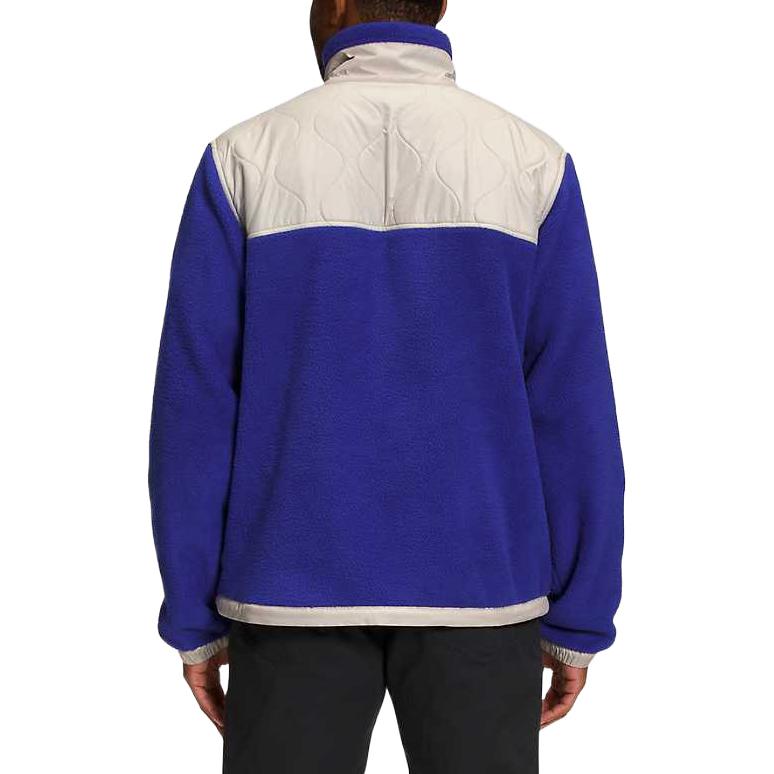 TNF Embroidered Logo Half Snap Retro Track Jacket - Blue NF0A7ZWY-C0F 圖 4