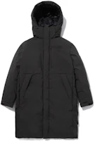 The North Face Embroidered Logo Hooded Long Down Jacket Unisex Black NC1DN50J The North Face Embroidered Logo Hooded Long Down Jacket Unisex Black NC1DN50J