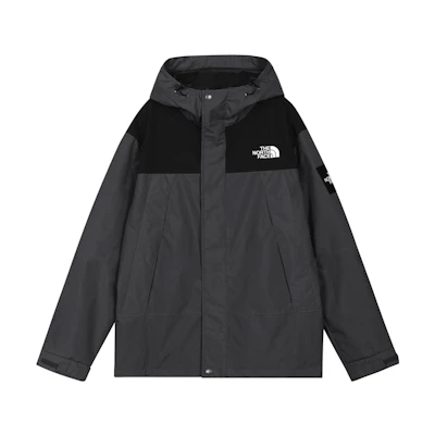 TNF Embroidered Logo Hoodie Jacket - Dark Gray NI3BN59Q
