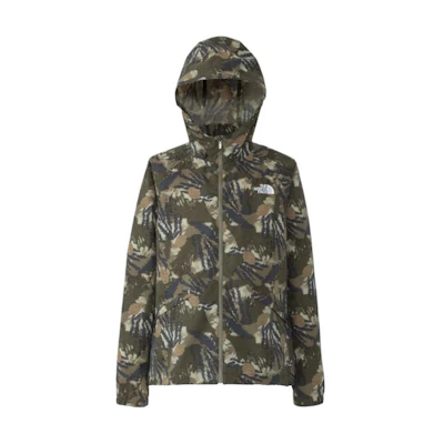 TNF Embroidered Logo Khaki Full-Zip Hoodie Jacket NP22332-PK