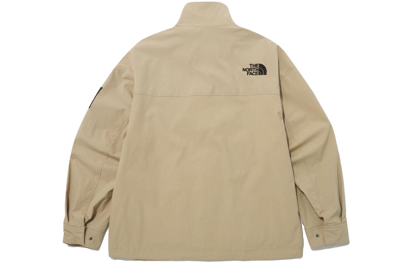 TNF Embroidered Logo Khaki Windproof Waterproof Outdoor Jacket Unisex NJ3BP07K 圖 3
