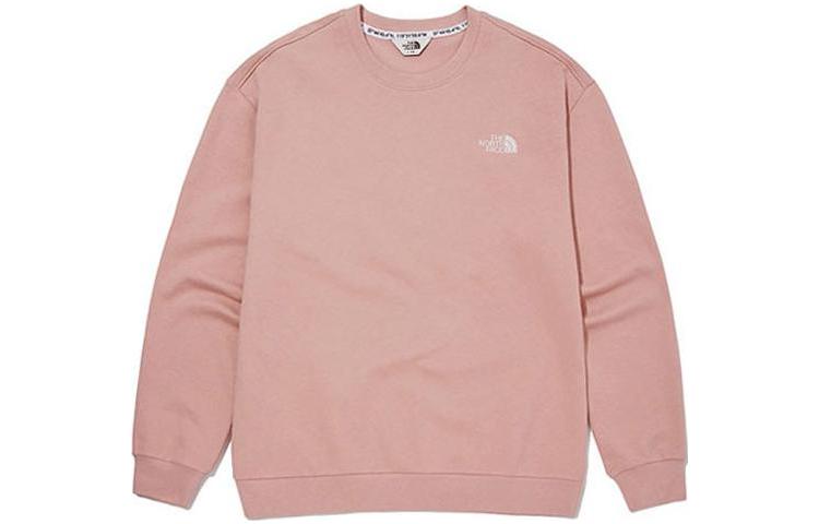 TNF Embroidered Logo Pink Crewneck Sweatshirt Unisex NM5MM03L