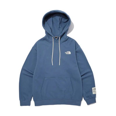 TNF Embroidered Logo Pullover Hoodie Blue NM5PN55C