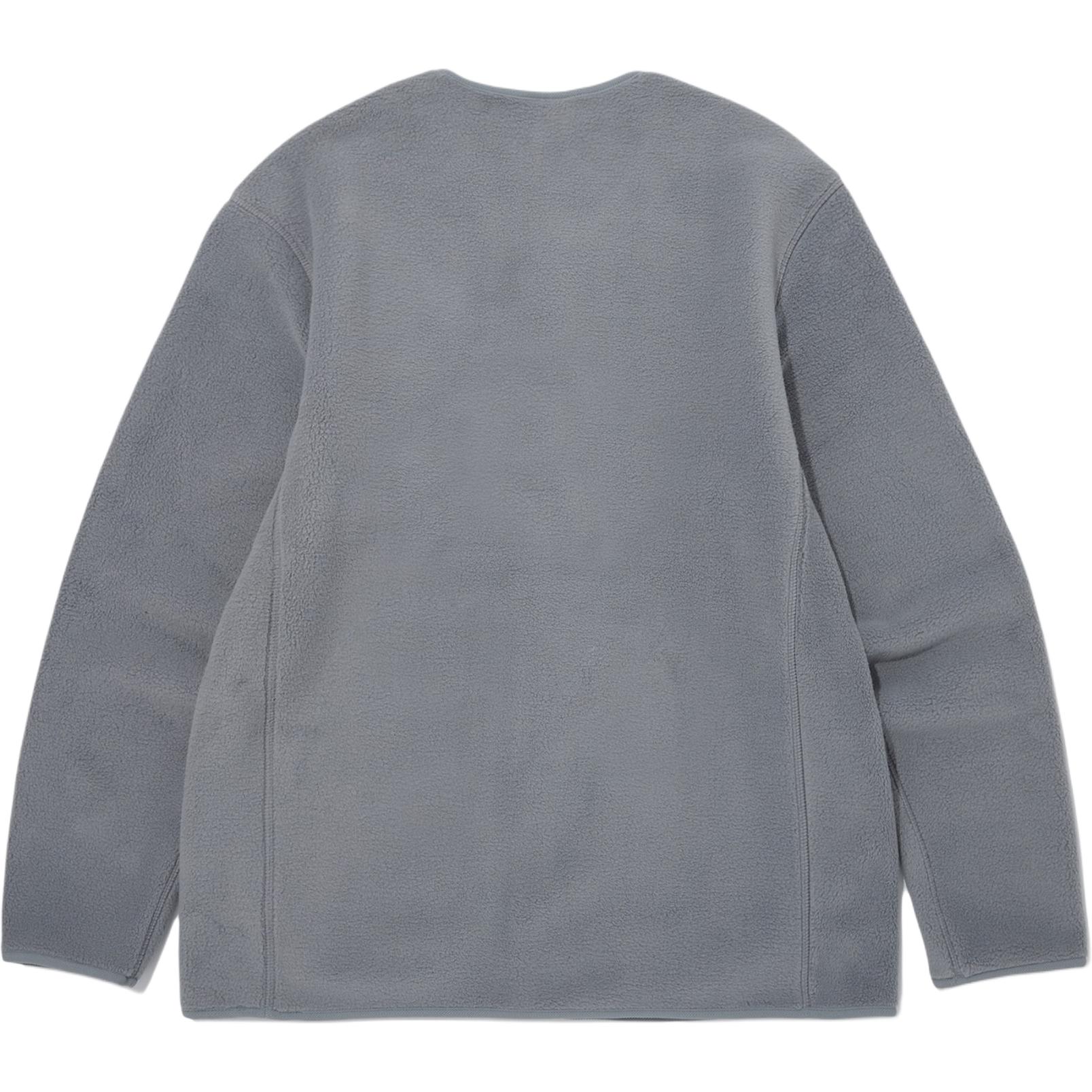 TNF Embroidered Logo Snap-Button Jacket Gray Long Sleeve NJ5JQ63C 圖 3