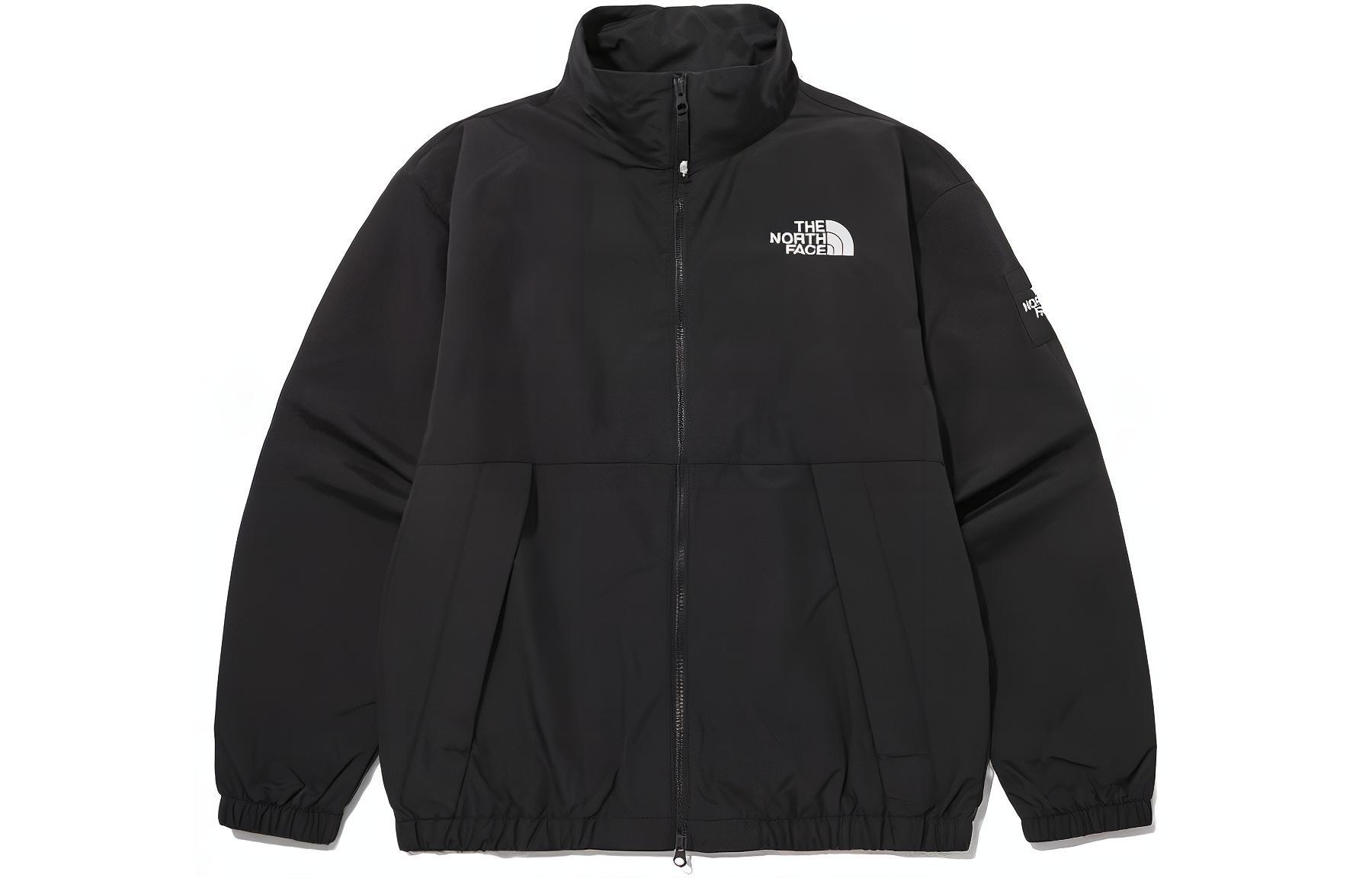 TNF Embroidered Logo Stand Collar Utility Jacket NJ3BP54J