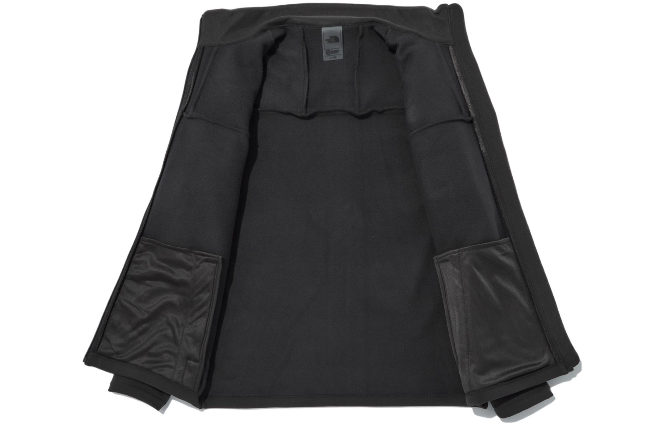 TNF Embroidered Stand Collar Zip Jacket - Dark Gray NJ5JN72B 圖 4